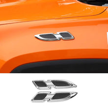 For 2007+ Jeep Wrangler JK JKU JL JLU JT & Renegade Front Hood Air Vent Outlet Fender Trim Cover RT-TCZ