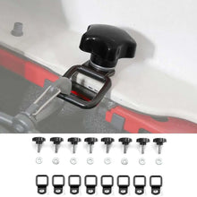For 2007+ Jeep Wrangler JK JL 2Door Hardtop Removal Bolts Thumb Screws & D Ring Tie Down Anchors RT-TCZ