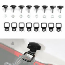 For 2007+ Jeep Wrangler JK JL 2Door Hardtop Removal Bolts Thumb Screws & D Ring Tie Down Anchors RT-TCZ