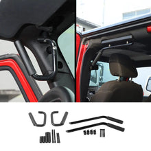 For 2007–2018 Jeep Wrangler JK & JKU 4-Door Aluminum Alloy Top Grab Handles – Front & Rear Set (4 pcs) RT-TCZ