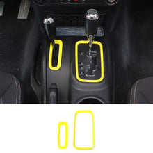 For 2011-18 Jeep Wrangler JK 2X Central Gear Shift Decor Ring Trim Cover RT-TCZ