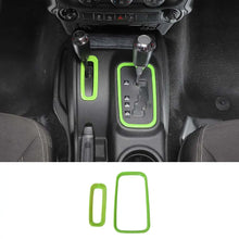 For 2011-18 Jeep Wrangler JK 2X Central Gear Shift Decor Ring Trim Cover RT-TCZ