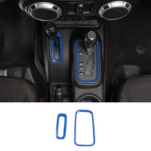 For 2011-18 Jeep Wrangler JK 2X Central Gear Shift Decor Ring Trim Cover RT-TCZ