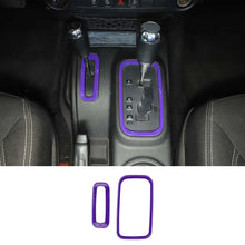 For 2011-18 Jeep Wrangler JK 2X Central Gear Shift Decor Ring Trim Cover RT-TCZ