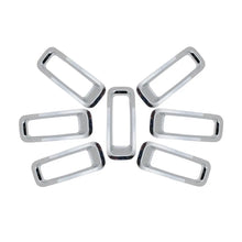 For 2011-2016 Jeep Patriot Front Grille Inserts Ring Trim Cover 7pcs/set RT-TCZ
