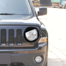 For 2011-2016 Jeep Patriot Headlight Trim Angry Eyes Style Front Lamp Bezels RT-TCZ