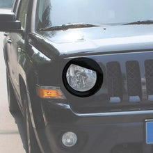 For 2011-2016 Jeep Patriot Headlight Trim Angry Eyes Style Front Lamp Bezels RT-TCZ