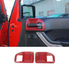 For 2011-2018 Jeep Wrangler JK 2-Door Inner Door Handle Bowl Trim Cover RT-TCZ