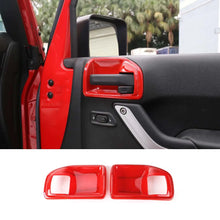 For 2011-2018 Jeep Wrangler JK 2-Door Inner Door Handle Bowl Trim Cover RT-TCZ