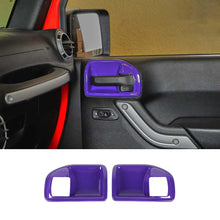 For 2011-2018 Jeep Wrangler JK 2-Door Inner Door Handle Bowl Trim Cover RT-TCZ