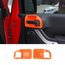 For 2011-2018 Jeep Wrangler JK 2-Door Inner Door Handle Bowl Trim Cover RT-TCZ