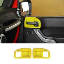 For 2011-2018 Jeep Wrangler JK 2-Door Inner Door Handle Bowl Trim Cover RT-TCZ