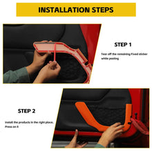 For 2011-2018 Jeep Wrangler JK 2Door Car Inner Door Net Bag Frame Trim RT-TCZ