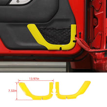 For 2011-2018 Jeep Wrangler JK 2Door Car Inner Door Net Bag Frame Trim RT-TCZ