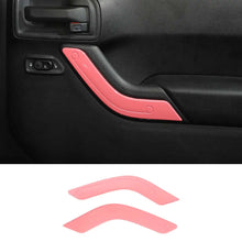 For 2011-2018 Jeep Wrangler JK 2Doors Interior Door Handle Cover Trim RT-TCZ