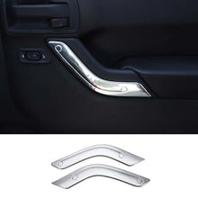 For 2011-2018 Jeep Wrangler JK 2Doors Interior Door Handle Cover Trim RT-TCZ