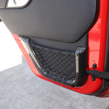For 2011-2018 Jeep Wrangler JK 4DR Car Inner Door Net Bag Frame Trim RT-TCZ