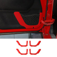For 2011-2018 Jeep Wrangler JK 4DR Car Inner Door Net Bag Frame Trim RT-TCZ
