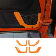 For 2011-2018 Jeep Wrangler JK 4DR Car Inner Door Net Bag Frame Trim RT-TCZ