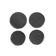 For 2011-2018 Jeep Wrangler JK 4X Cup Holder Mats Coaster Pad Trim Carbon Fiber RT-TCZ