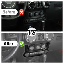 For 2011-2018 Jeep Wrangler JK Air Conditioning Switch Panel Cover Trim RT-TCZ