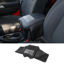 For 2011-2018 Jeep Wrangler JK Center Armrest Box Cover Leather Pad with Storage Bag RT-TCZ