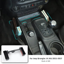 For 2011-2018 Jeep Wrangler JK Center Console Gear Shift Side Storage Box Black RT-TCZ