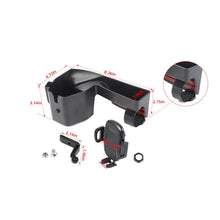 For 2011-2018 Jeep Wrangler JK Co-pilot Grab Bar Mount Mobile Phone Holder Bracket Storage Box RT-TCZ