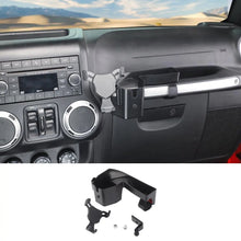 For 2011-2018 Jeep Wrangler JK Co-pilot Grab Bar Mount Mobile Phone Holder Bracket Storage Box RT-TCZ