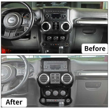 For 2011-2018 Jeep Wrangler JK Dashboard Central Panel Cover Trim Kit RT-TCZ
