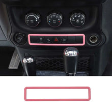 For 2011-2018 Jeep Wrangler JK Emergency Lamp Lights Switch Frame Trim RT-TCZ