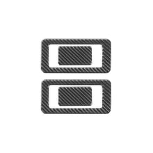 For 2011-2018 Jeep Wrangler JK Inner Rear Seat Switch Panel Cover Trim Black Carbon Fiber RT-TCZ