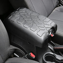 For 2011-2018 Jeep Wrangler JK JKU Black Center Console Armrest box Pet Pad Crack Pattern Surface Waterproof Rubber Pad Cover RT-TCZ