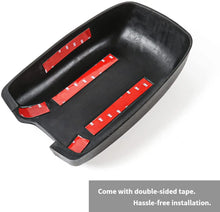 For 2011-2018 Jeep Wrangler JK JKU Black Center Console Armrest box Pet Pad Crack Pattern Surface Waterproof Rubber Pad Cover RT-TCZ