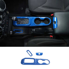 For 2011-2018 Jeep Wrangler JK JKU Center Console Armrest Cup Holder Gear Shift Trim RT-TCZ