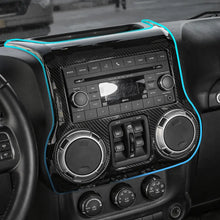 For 2011-2018 Jeep Wrangler JK JKU Center Console Dashboard Control Panel Cover Trim RT-TCZ