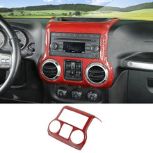 For 2011-2018 Jeep Wrangler JK JKU Center Console Dashboard Control Panel Cover Trim RT-TCZ