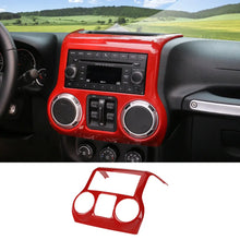 For 2011-2018 Jeep Wrangler JK JKU Center Console Dashboard Control Panel Cover Trim RT-TCZ