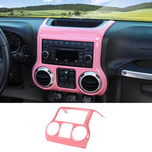 For 2011-2018 Jeep Wrangler JK JKU Center Console Dashboard Control Panel Cover Trim RT-TCZ