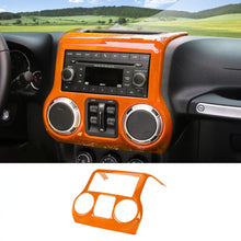For 2011-2018 Jeep Wrangler JK JKU Center Console Dashboard Control Panel Cover Trim RT-TCZ