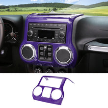 For 2011-2018 Jeep Wrangler JK JKU Center Console Dashboard Control Panel Cover Trim RT-TCZ