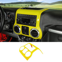 For 2011-2018 Jeep Wrangler JK JKU Center Console Dashboard Control Panel Cover Trim RT-TCZ