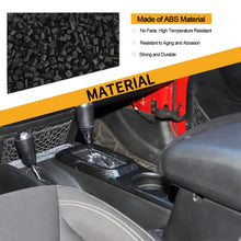 For 2011-2018 Jeep Wrangler JK JKU Cup Holder Panel & Armrest Storage Central Key Cover Trim RT-TCZ