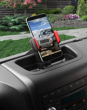 For 2011-2018 Jeep Wrangler JK JKU Dashboard Phone Holder Mount Dash Tray Storage Organizer RT-TCZ