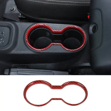 For 2011-2018 Jeep Wrangler JK JKU Front Water Cup Holder Trim Cover ABS Interior Decor RT-TCZ