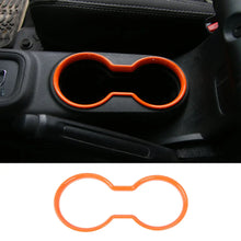 For 2011-2018 Jeep Wrangler JK JKU Front Water Cup Holder Trim Cover ABS Interior Decor RT-TCZ