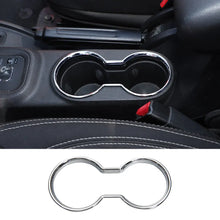 For 2011-2018 Jeep Wrangler JK JKU Front Water Cup Holder Trim Cover ABS Interior Decor RT-TCZ