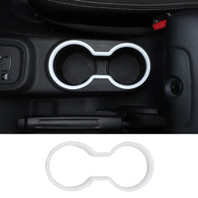 For 2011-2018 Jeep Wrangler JK JKU Front Water Cup Holder Trim Cover ABS Interior Decor RT-TCZ