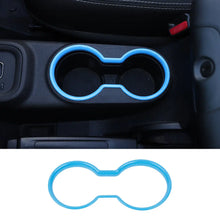 For 2011-2018 Jeep Wrangler JK JKU Front Water Cup Holder Trim Cover ABS Interior Decor RT-TCZ
