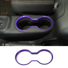 For 2011-2018 Jeep Wrangler JK JKU Front Water Cup Holder Trim Cover ABS Interior Decor RT-TCZ